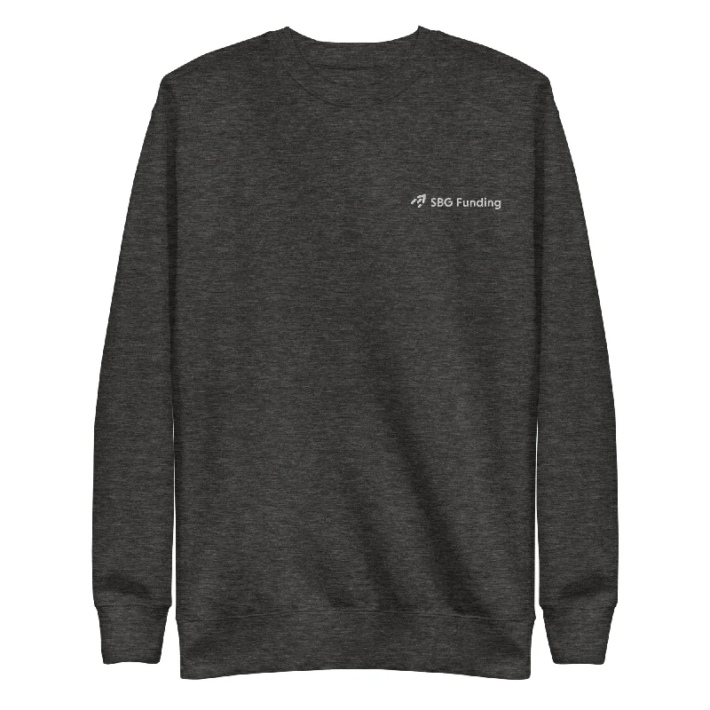 Unisex Premium Sweatshirt Hoodie with Set-In Sleeves Structured Classic