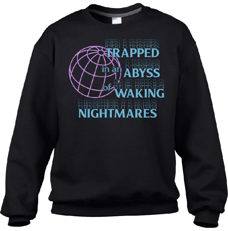 Unisex Trapped in an Abyss of Waking Nightmares Sweatshirt Hoodie with Hood Adjustable Protection Unisex Trapped in an Abyss of Waking Nightmares Sweatshirt Hoodie with Hood Adjustable Protection