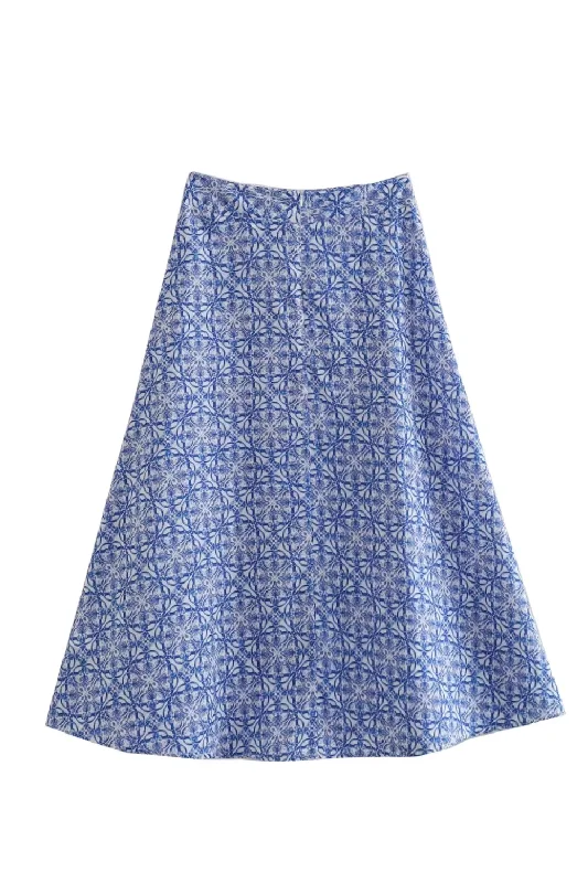 'Winnie' High-Waist Long Skirt leather skirt refined