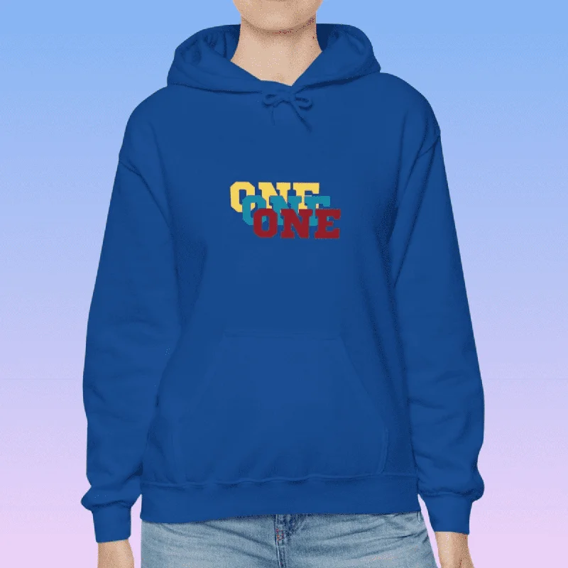 Women's 'ONE' Hoodie Hoodie with Relaxed Fit Easy Casual