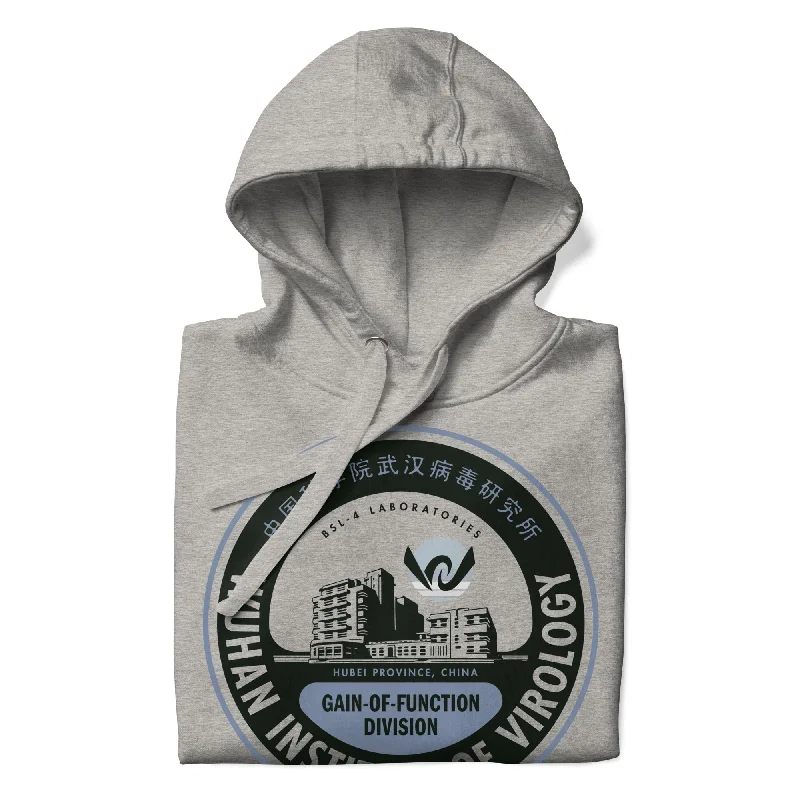 Wuhan Institute of Virology Unisex Hoodie Oversized Hoodie Comfort Casual