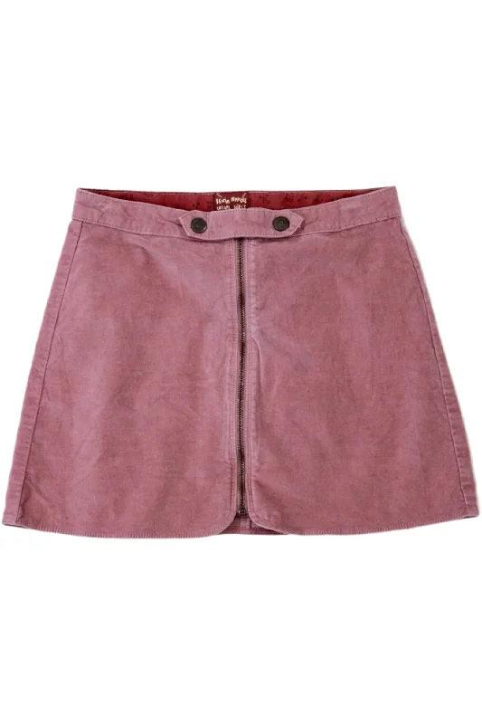 Zara Girls - Velour Mini Skirt slim fit skirt